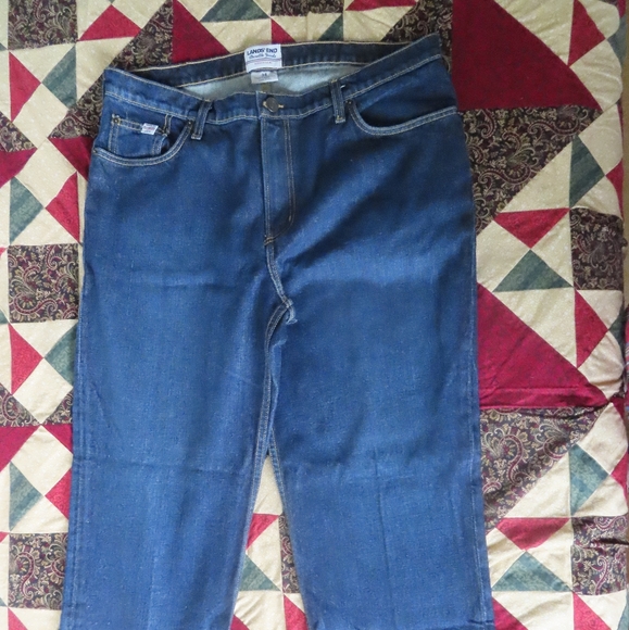 Lands' End Jeans Vintage Lands End Mens 38x28 Jeans Traditional Fit